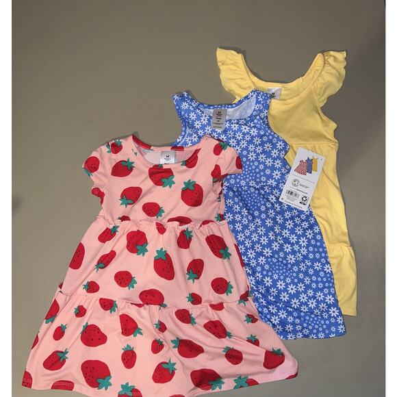 Members Mark 3 Pack Dress Girls 3T - Picture 1 of 15